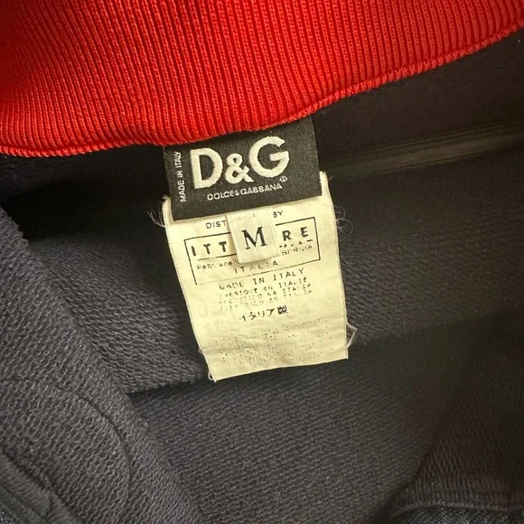D&G Navy Zip-Up Jacket - Picture 3 of 5